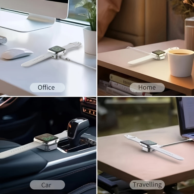 Apple Watch S9 - 1 SE seriyali portativ ikki interfeysli Type C lightning zaryadlovchi