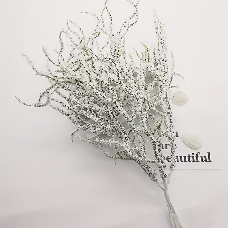 Ramillete de 6 o 12 ramas de pino artificial para decoraciones de boda y Navidad