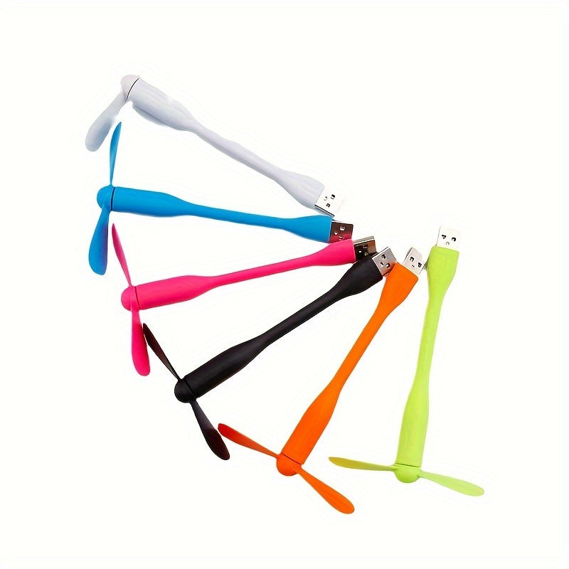 Silent USB Desk Fan No Battery Portable Quiet Cooling