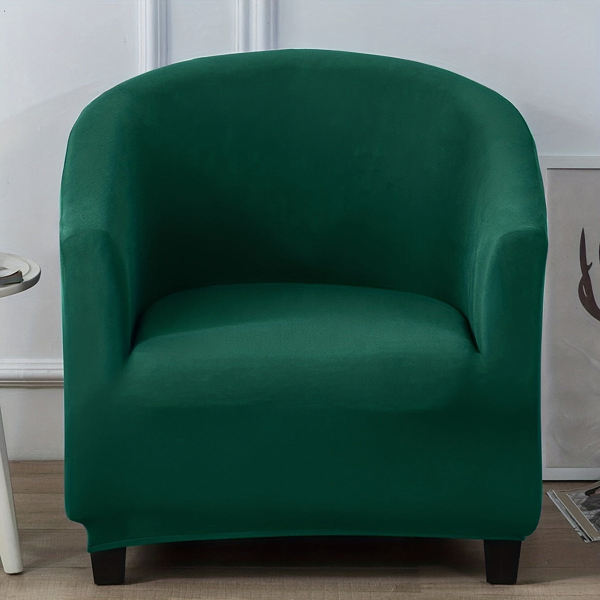 Waterproof Modern Sofa Cover with Elastic Band Solid Color One Piece