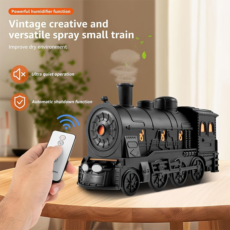 Train Shaped USB Oil Diffuser with Night Light Aromatherapy Cool Mist