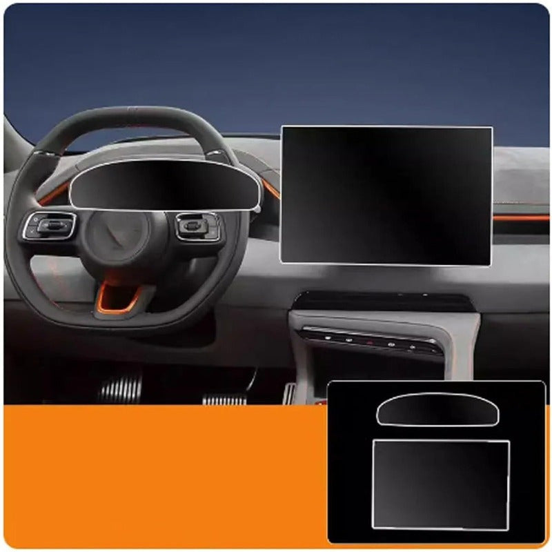 Universal Tempered Glass Screen Protector for Car GPS Navigation Anti-Scratch