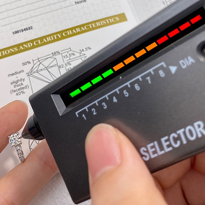 Sterling Silver U-Shaped Earrings with 1CT Moissanite for Weddings and Gifts