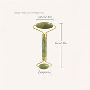 Массажер для лица Jade Roller, доска Gua Sha, набор косметических инструментов