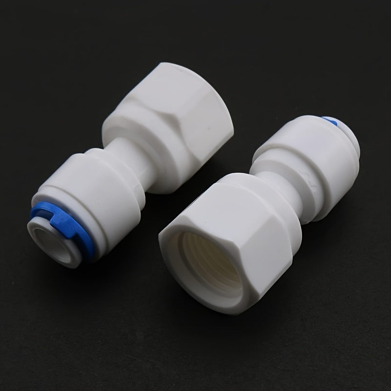 Set of 5 12.5mm Water Filter Quick Connect Tubing Connectors for RO Systems