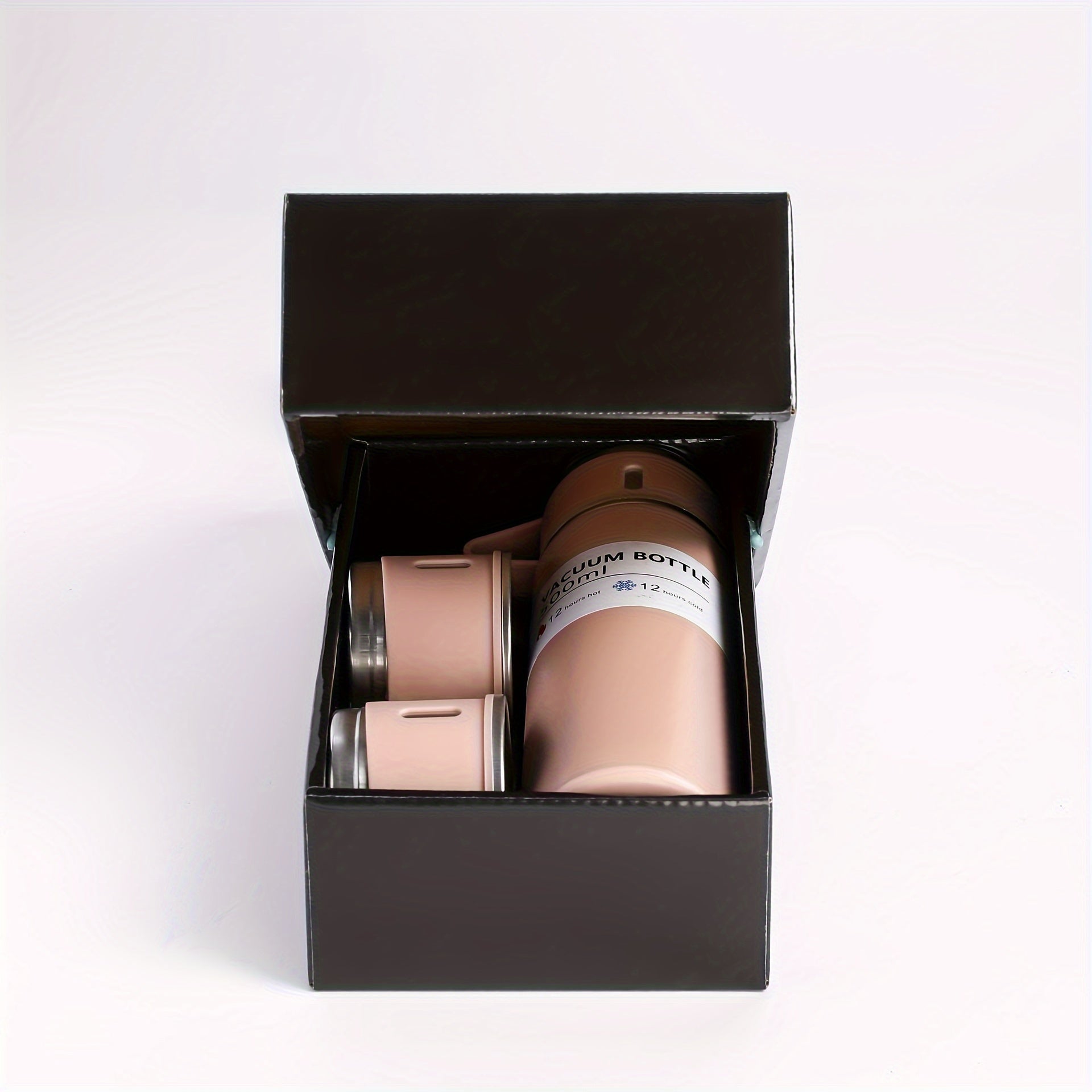 Set de botellas de agua aisladas de acero inoxidable de 16.9 oz, a prueba de golpes, térmicas, libres de BPA