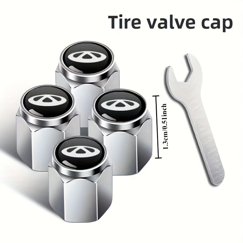 Universal Car Tire Valve Cap Set for SUV and Sedan Replacement