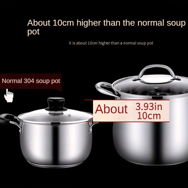 Stainless Steel Steamer Pot with Lid 9.44 Inch 24cm for Induction Gas Electric Stove