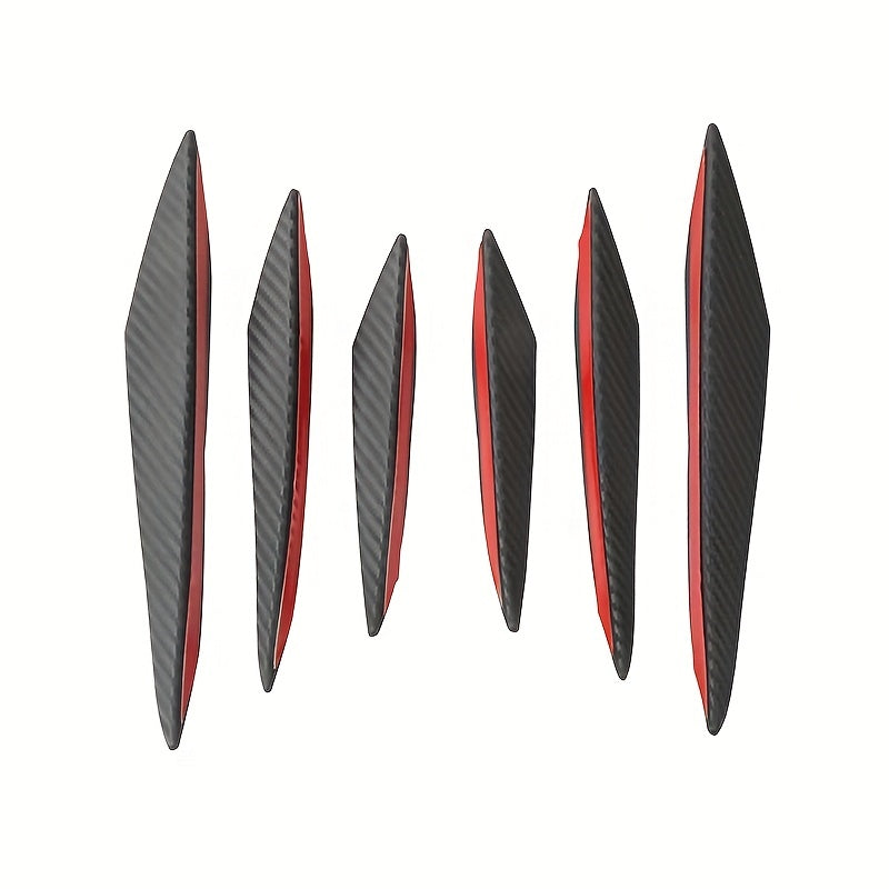 Universal Car Front Bumper Lip Splitter Body Spoiler Diffuser Fins