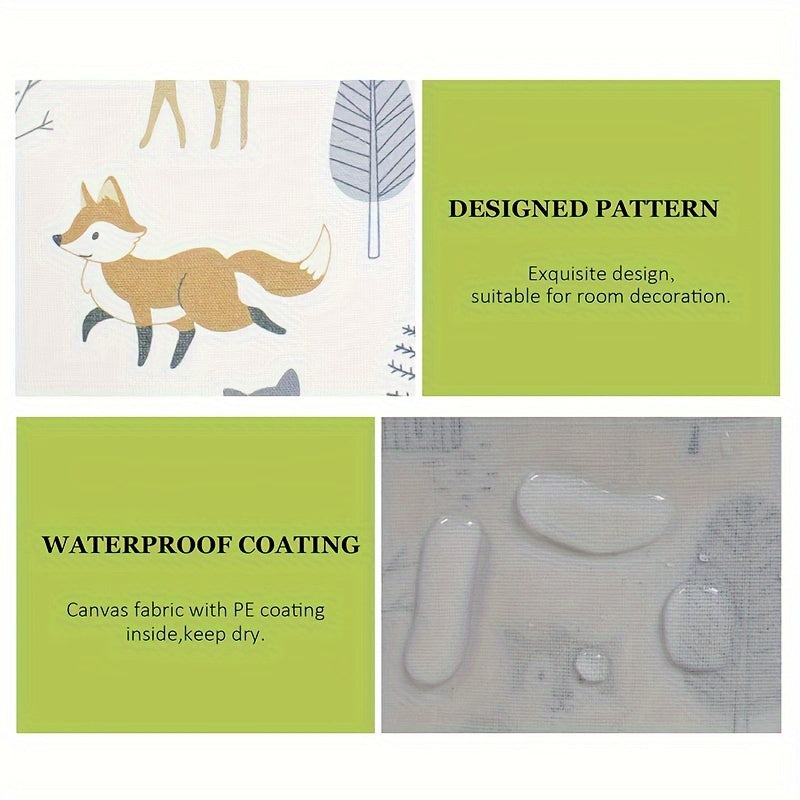 Rectangular Foldable Storage Basket for Books Laundry and Gift Use