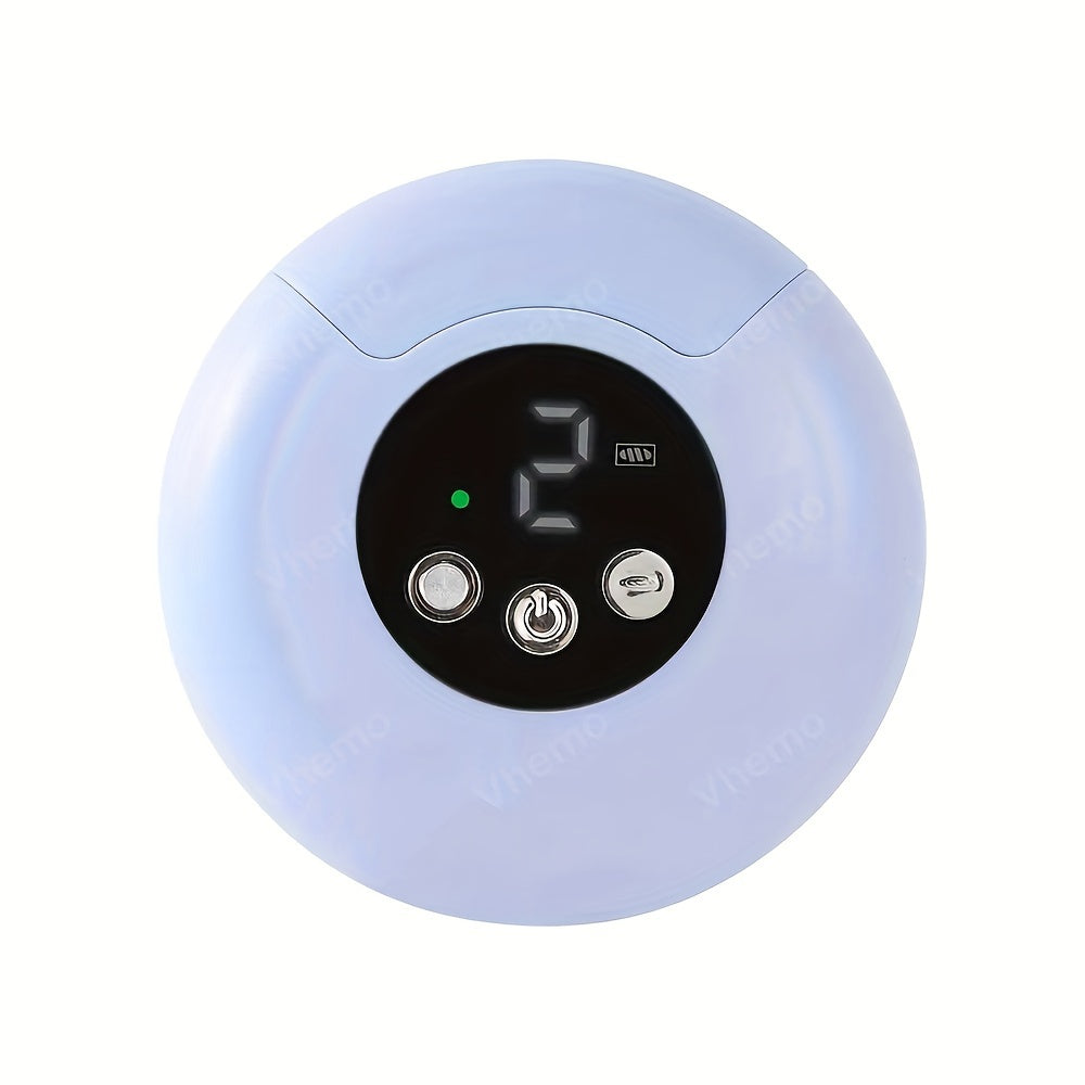 2-in-1 Electric Nail Clippers with LED Light USB Rechargeable Manicure and Nail Art Tool