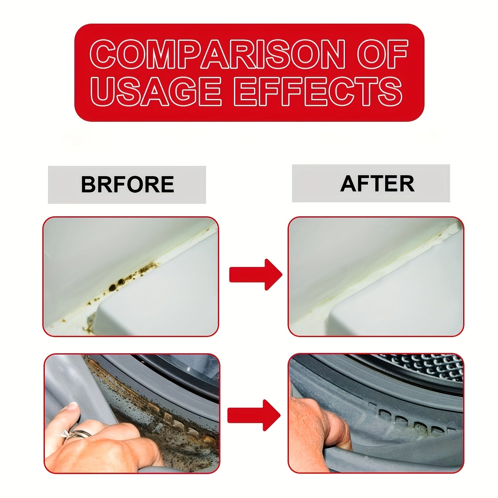 Multi-Purpose Cleaning Gel 2-Pack for Crevice Stains Bathroom Kitchen Outdoor