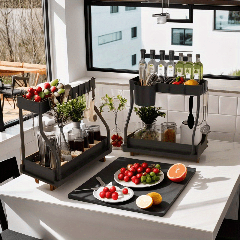 Moslashuvchan Metallik Kosmik Saqlash Tashkilotchisi uchun Oshxona va Hammom Ta'minotlari