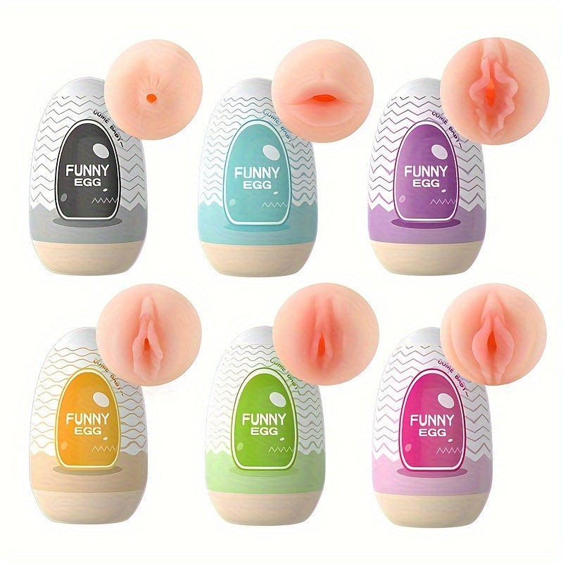 Men's Mini Masturbation Cup with Realistic Vagina Soft Material Stimulator