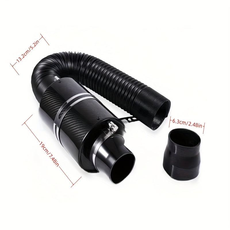 Avtomobil uchun havo filtri to'plami, karbon tolali yutish tizimi turboqaynatgich uchun