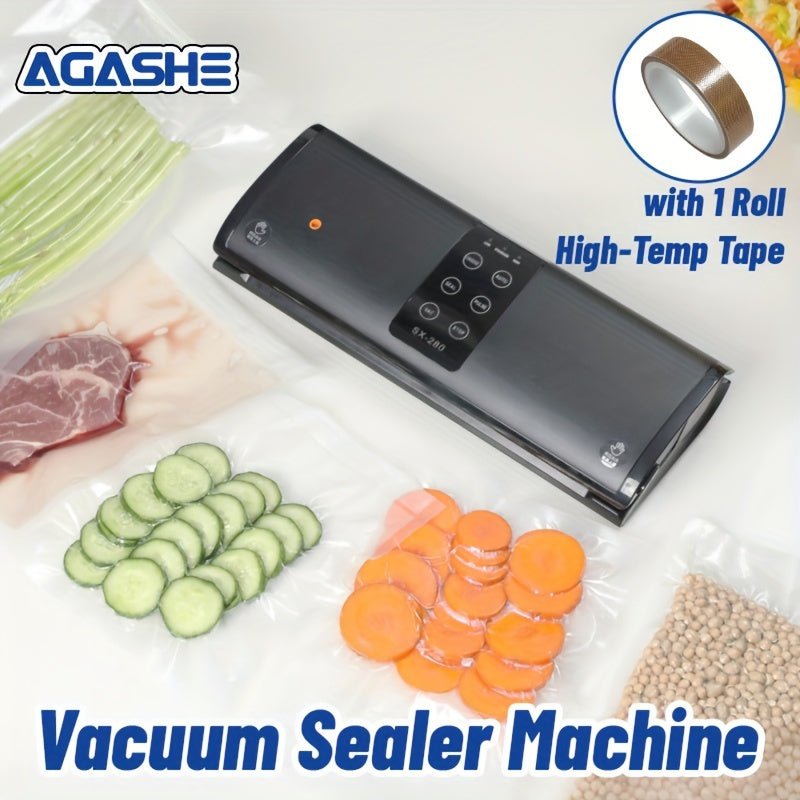 Vacuum Sealer with high-temp tape touch control panel for 28cm bags