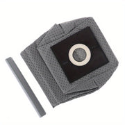 Reusable Washable Non-Woven Vacuum Cleaner Dust Bag with Microfiltration Gray