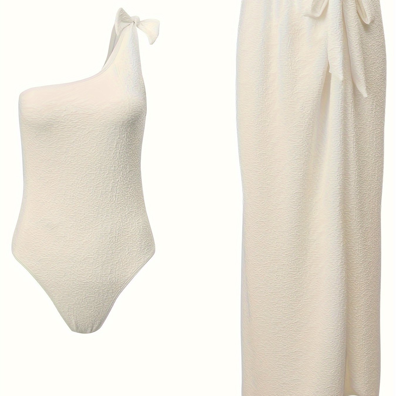 Ayollar uchun zamonaviy Yevropa va Amerika bir yelkalik suzish kiyimi, yuqori sifatli plyaj libosi va modali yozgi ko'rinish.