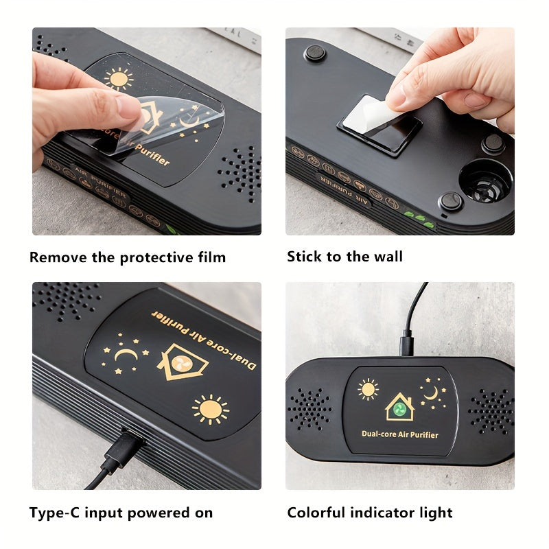 Universal Dual-Core USB Toilet Air Purifier Odor Elimination Quiet