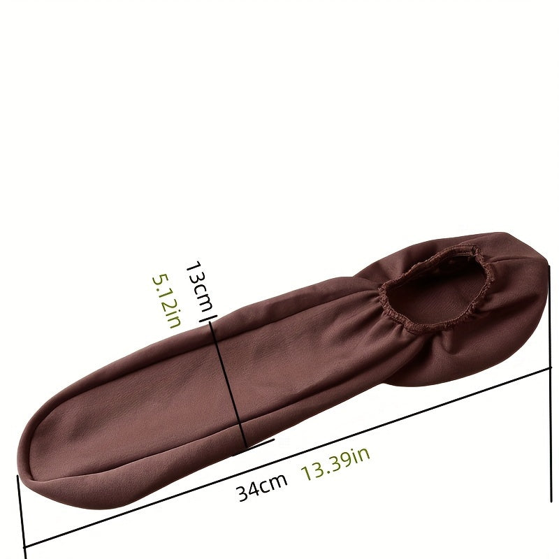 2pcs Elastic Polyester Car Seat Armrest Covers Washable Protective Sleeves