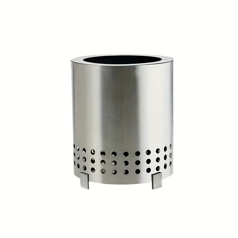 Portable Iron Outdoor Stove with Stand and Travel Bag for Camping and BBQ