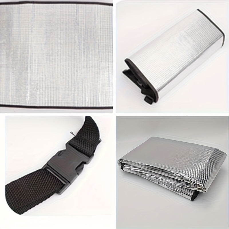 Dual-Sided Aluminum Foil Air Conditioner Cover UV Protection Weatherproof Outdoor AC Unit