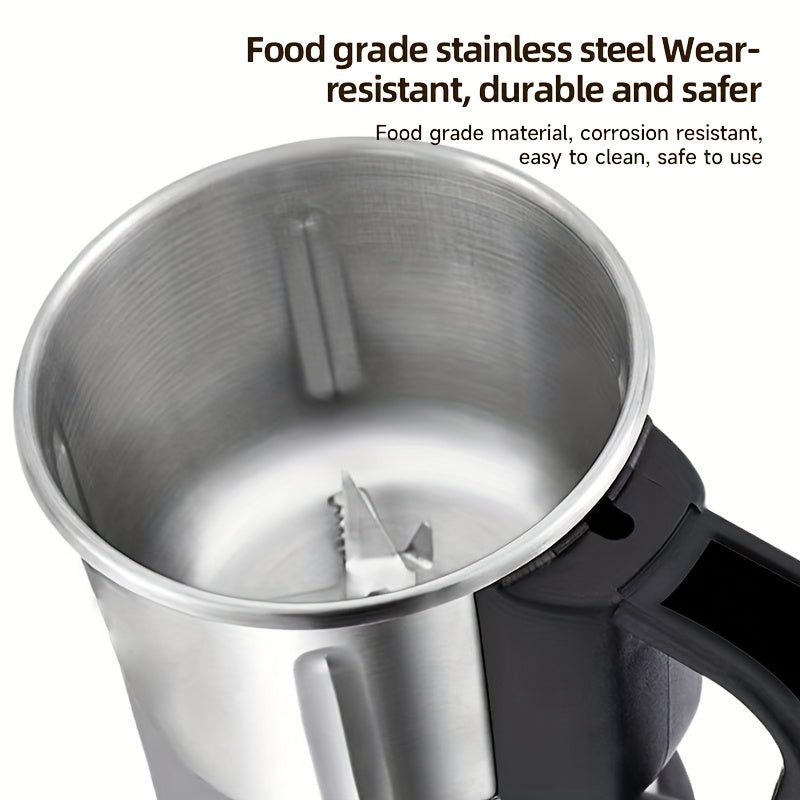 220V Stainless Steel Electric Grinder for Home Use with 8-Blade Design Fine Powder Multifunctional for Grains Herbs