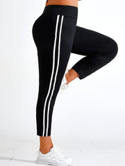 Ayollar uchun plussiz yoga shimlari, bir rangda, ingichka ko'rinishda, mashinada yuvish mumkin, uzun uzunlikda, cho'ziluvchan polyester va elastandan tayyorlangan.