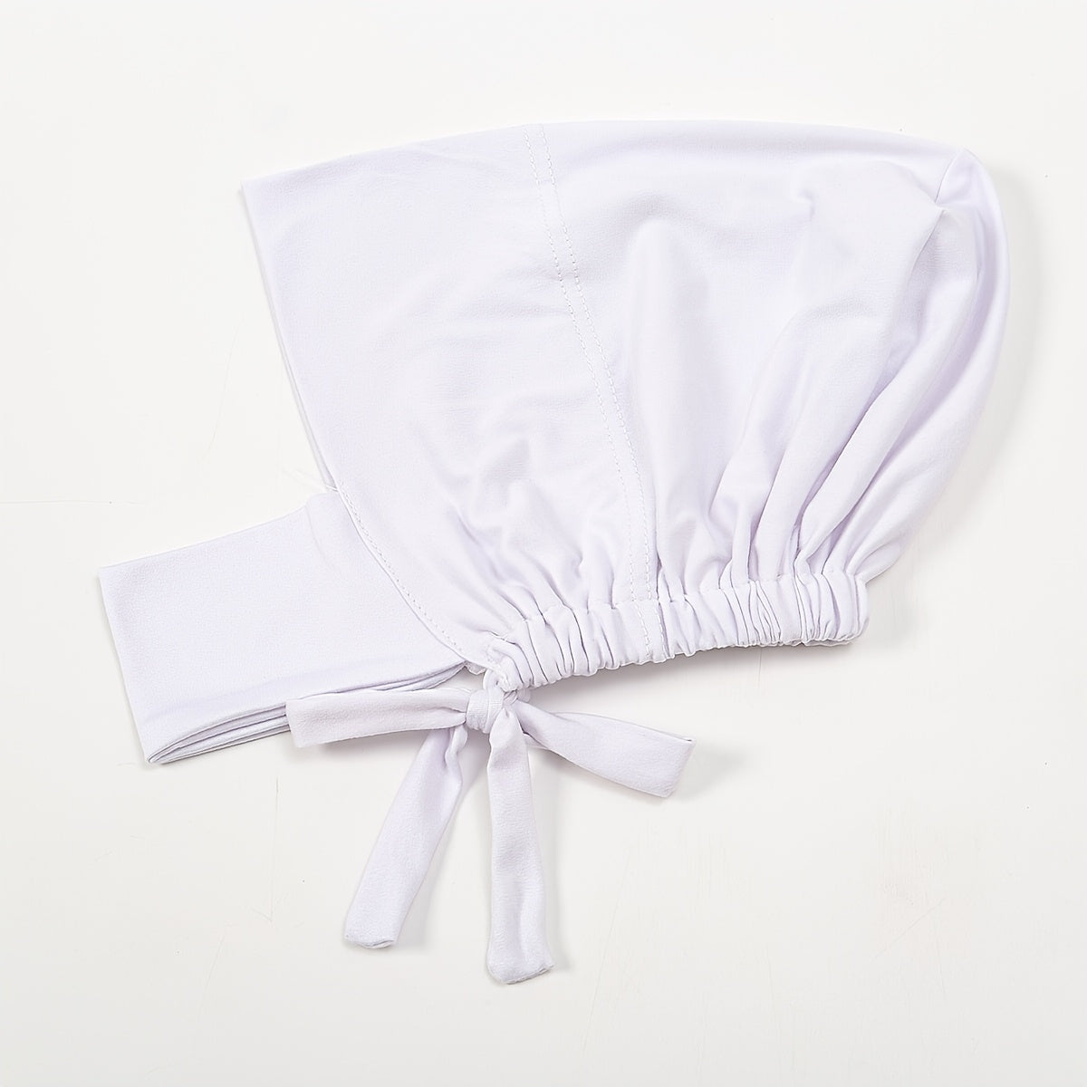 Women's Adjustable Instant Hijab Scarf Solid Color Polyester with Undercap for Eid and Casual Wear