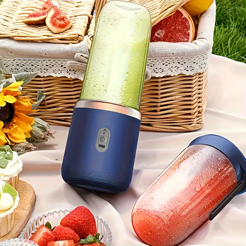 Personal USB Rechargeable Blender with BPA-Free Plastic Cup for Home and Travel