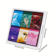 300-Piece Vintage Aesthetic Washi Stickers with Glitter Reusable Matte Finish for Scrapbooking Journaling and Crafts