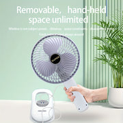 Portable Handheld Clip Fan with Rechargeable Lithium Battery for Outdoor and Desktop Use
