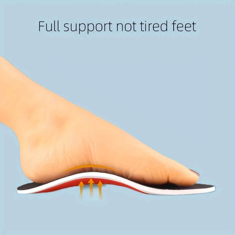 Unisex EVA Arch Support Insoles Adjustable Strap for Sports and Walking