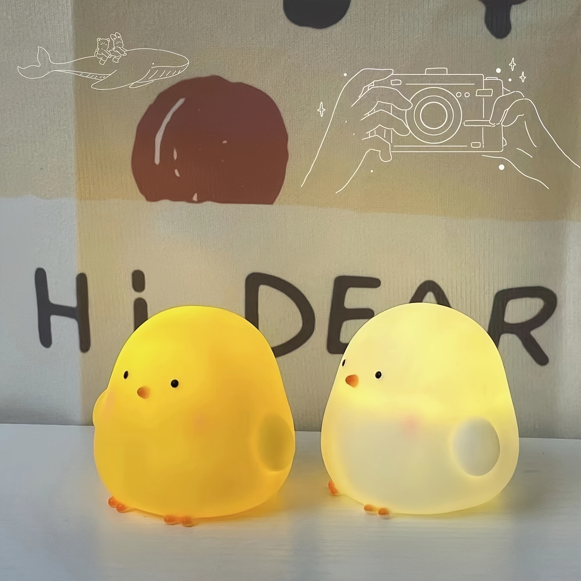 Night Light for Bedroom and Office Soft Glow Battery-Powered Decorative Gift