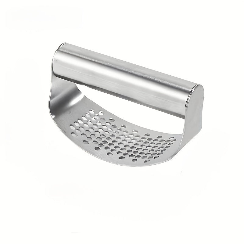Stainless Steel Garlic Press Rocker Mincer Kitchen Chopper and Masher
