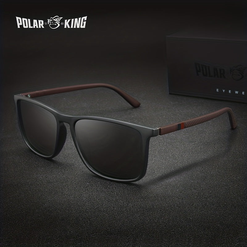 Unisex Retro Classic Square Polarized Sunglasses for Men Women Casual Outdoor Sports Travel