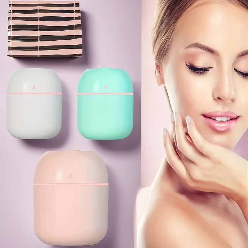 USB quvvatli portativ mini namlagich, 220mL, ultratovushli sovuq nam, avtomobil, ofis, yotoqxona, turli xonalar uchun jim aromatizator, ≤36V