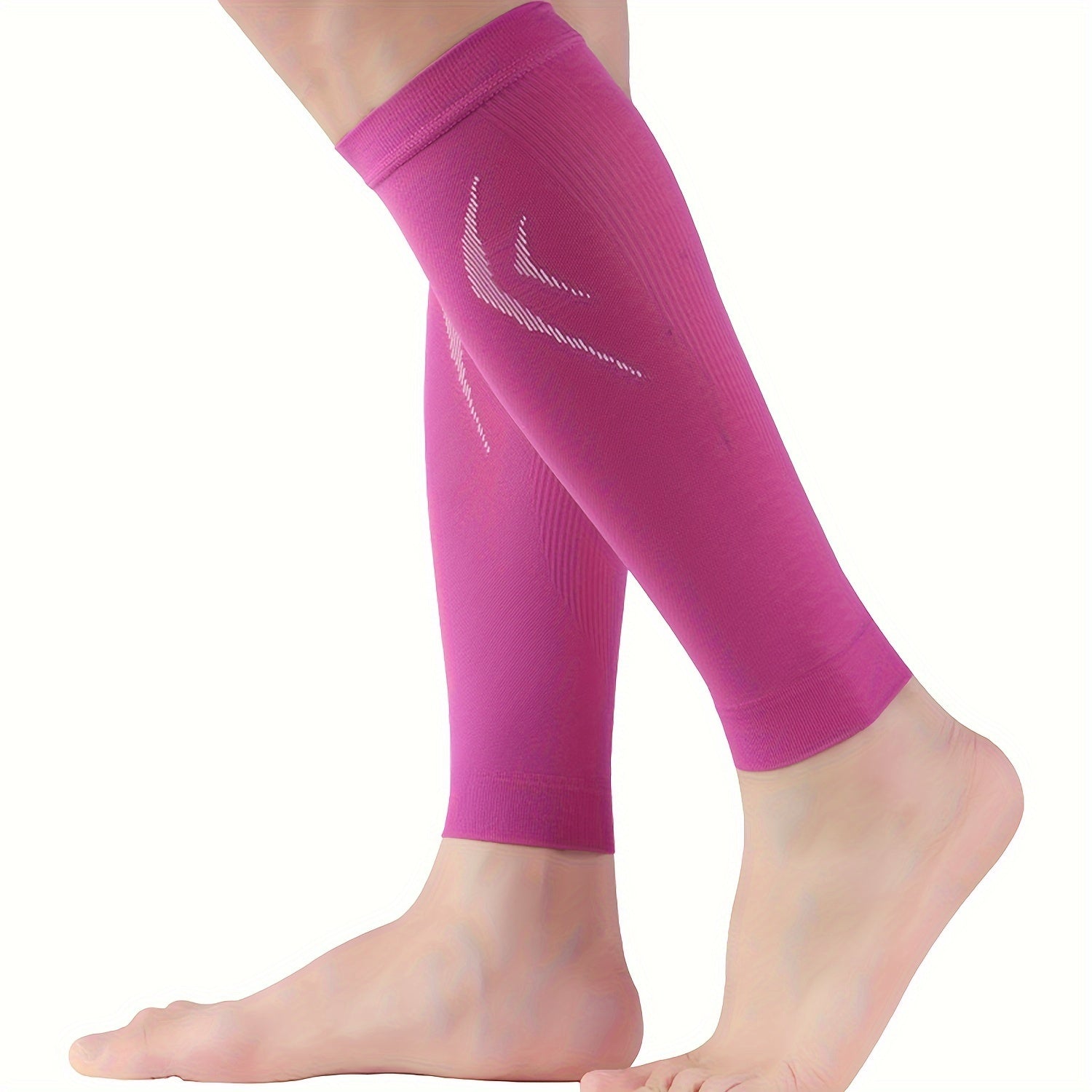 Men Women Calf Compression Sleeves 15-20mmHg Leg Footless Socks Summer