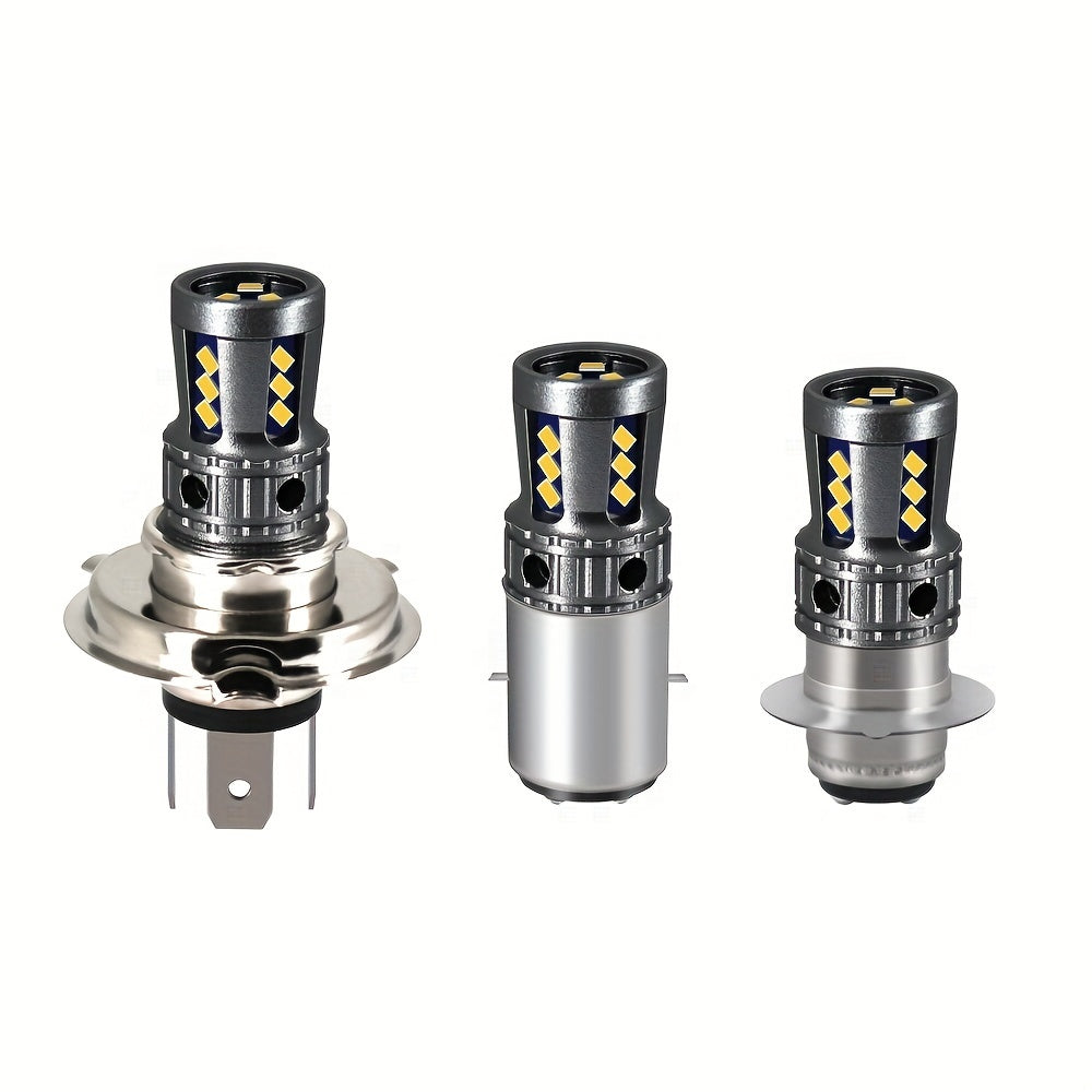 Mototsikl LED farasi H4 yuqori va past chiroq oq 12V tuman chirog'i