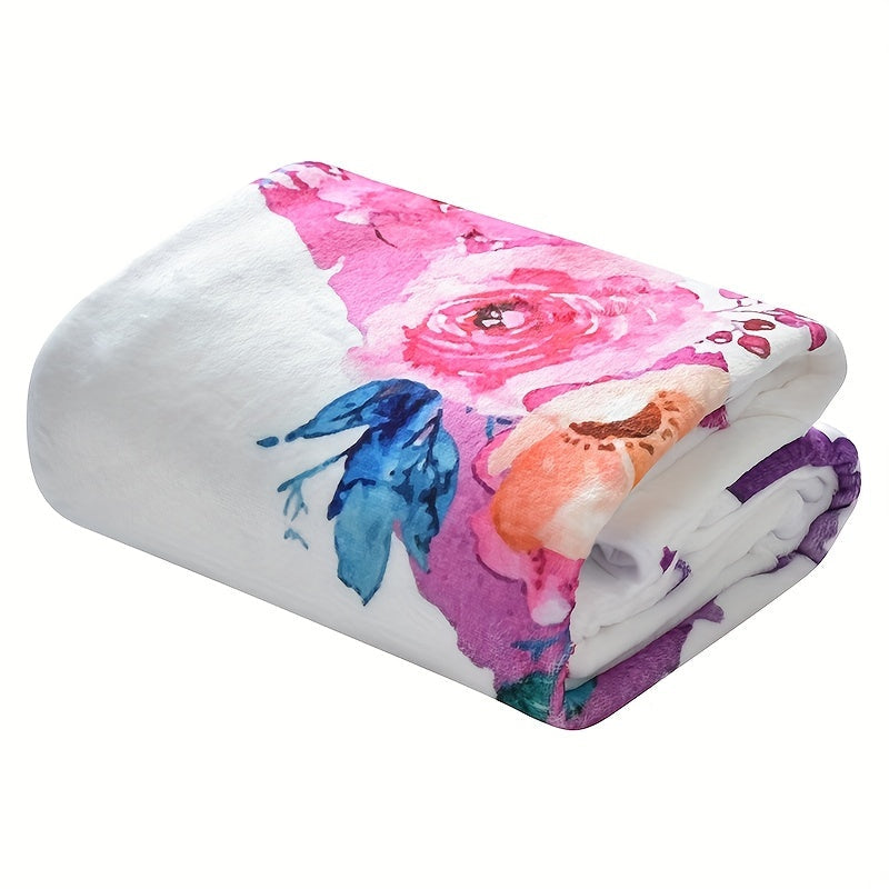 Baby Milestone Blanket Flannel Moon Print for Monthly Photography Growth