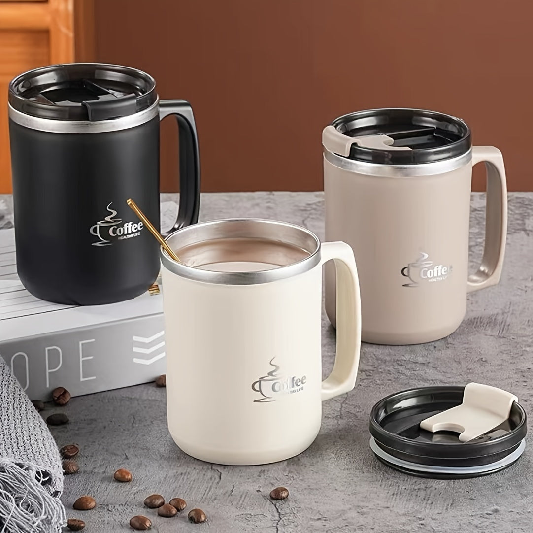 304 Stainless Steel Coffee Mug 16oz Double Wall Insulated Drinkware Gift