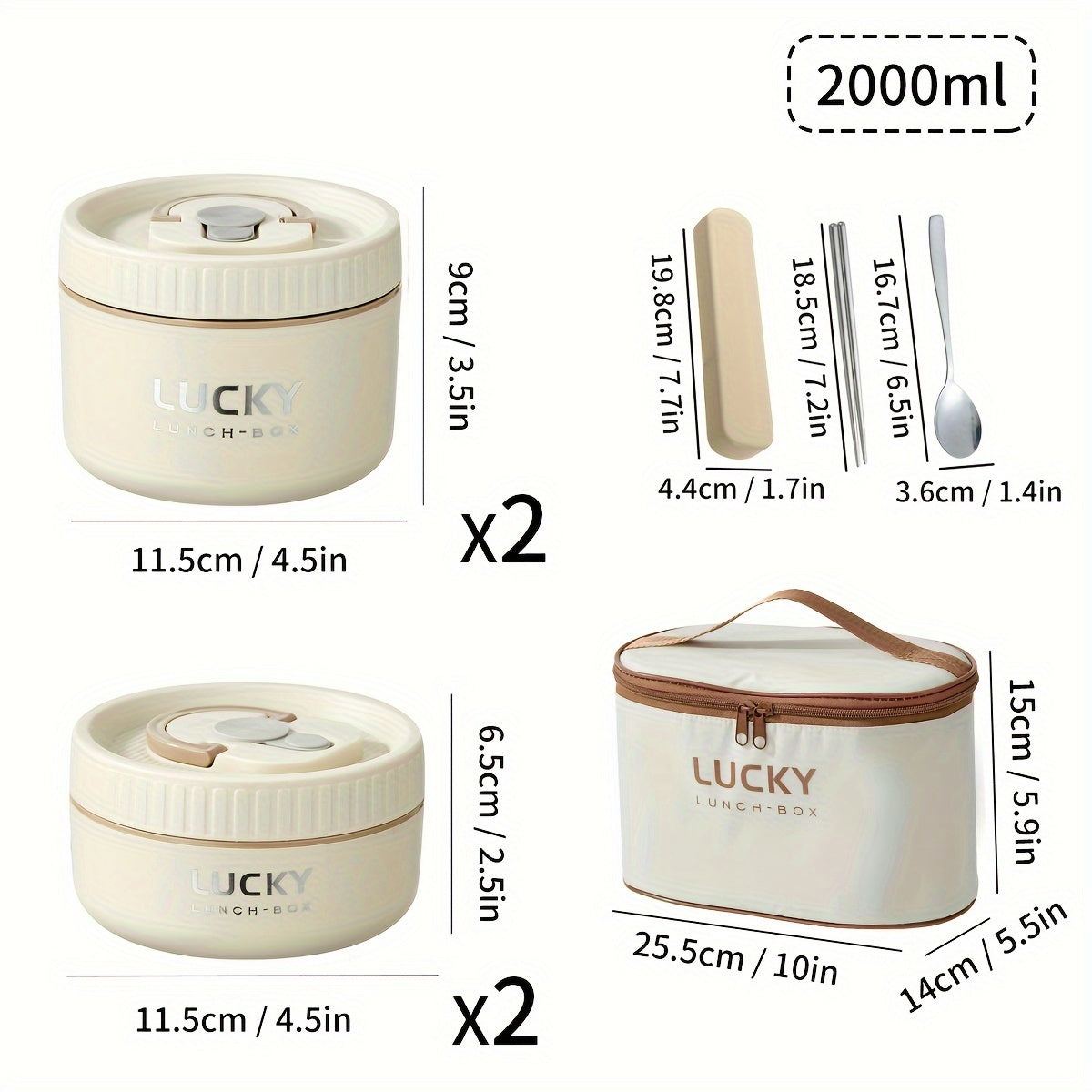 Stainless Steel Lunch Box Leak-Proof Round Bento Container for Meals and Salads