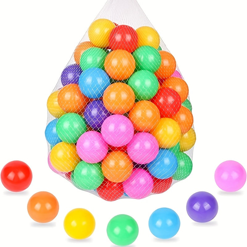Candy-Colored Ocean Balls Set of 60 or 120 Non-Toxic Kids' Play Balls for Ball Pits and Outdoor Play