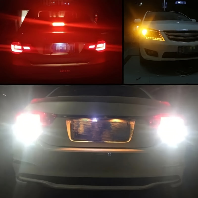 Car Indicator Lights 2 Pack 1156 1157 LED Brake Backup Bulbs Amazon