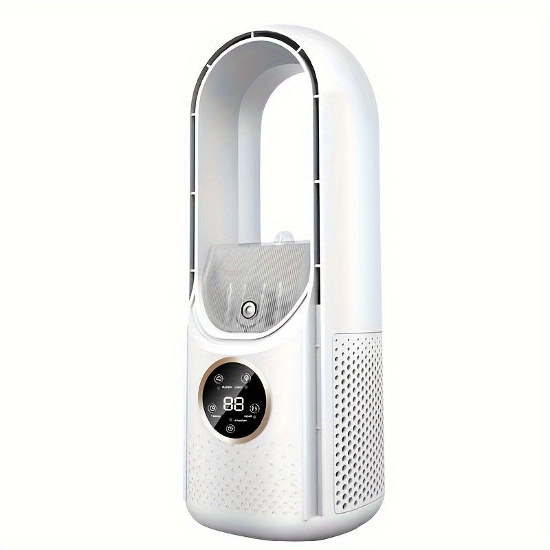 Portativ Stol Ventilyatori Zamonaviy Filtratsiya Tizimi Bilan - USB Quvvatlangan, 6 Tezlikni Boshqarish, Tugma Bilan Boshqariladigan Ichki va Tashqi Foydalanish - Silliq, Pervazsiz Dizayn Yangilangan Havo Ta'minlaydi