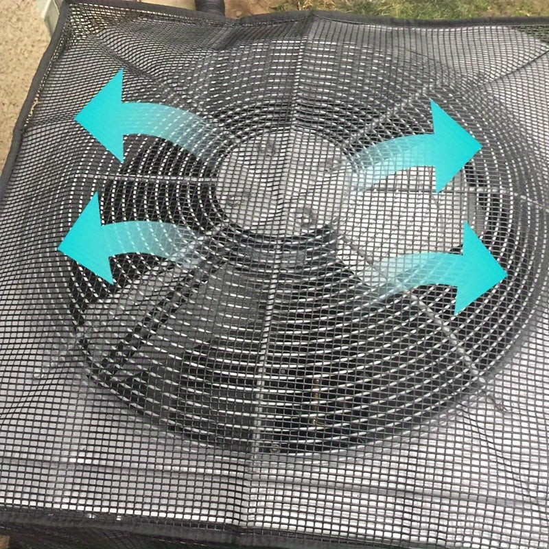 Outdoor Air Conditioner Cover Four-Season Adjustable Mesh Weatherproof