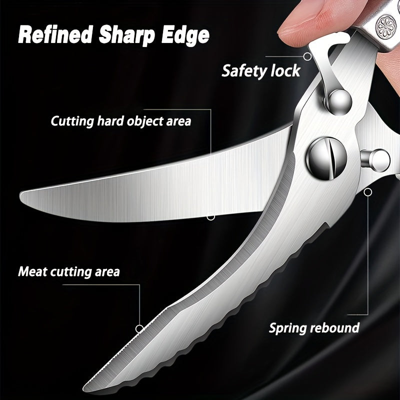 Multi-Functional Chicken Bone Scissors Heavy Duty Kitchen Tool
