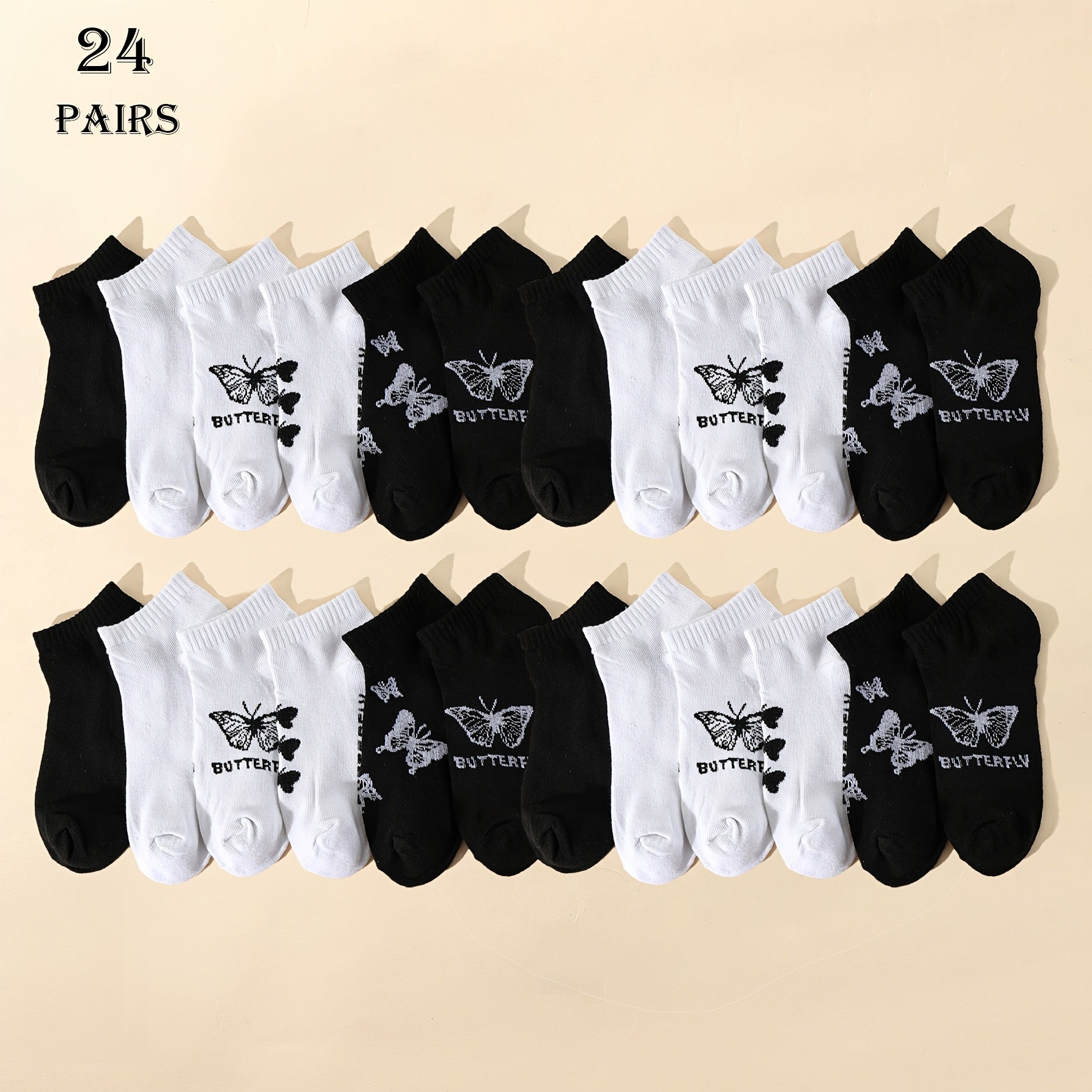 Lightweight Breathable Ankle Socks Pack of 10 20 40 60 for Sports and Daily Wear