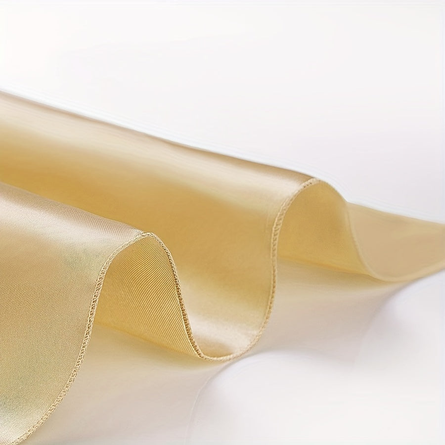 12/24 Polyester Satin Napkins 43.18x43.18 cm Square for Restaurants Weddings Banquets