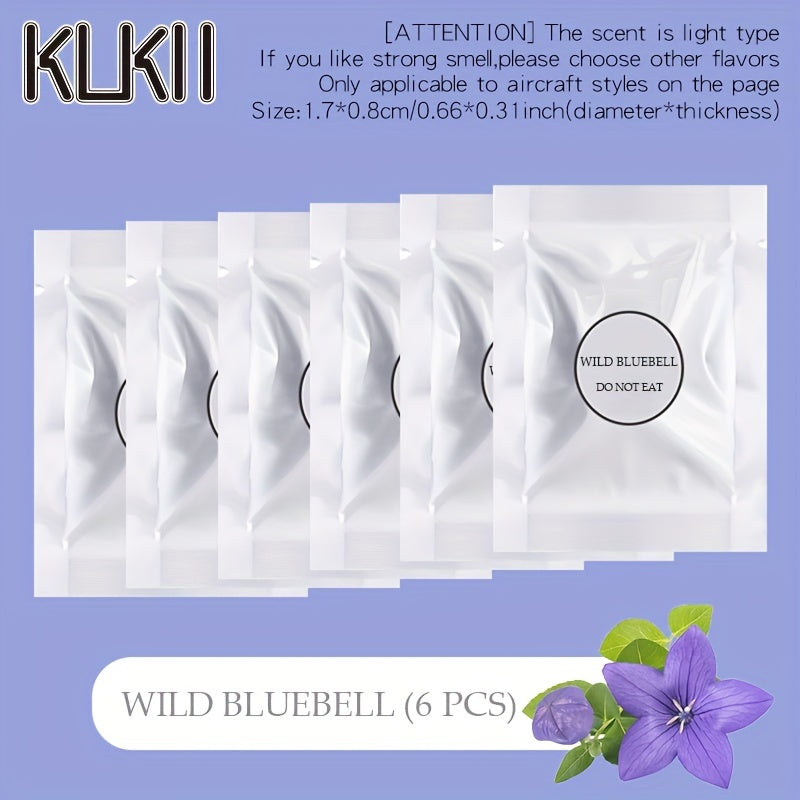 Car Air Freshener Scented Tablets Pack of 6 or 15 for Cars and SUVs